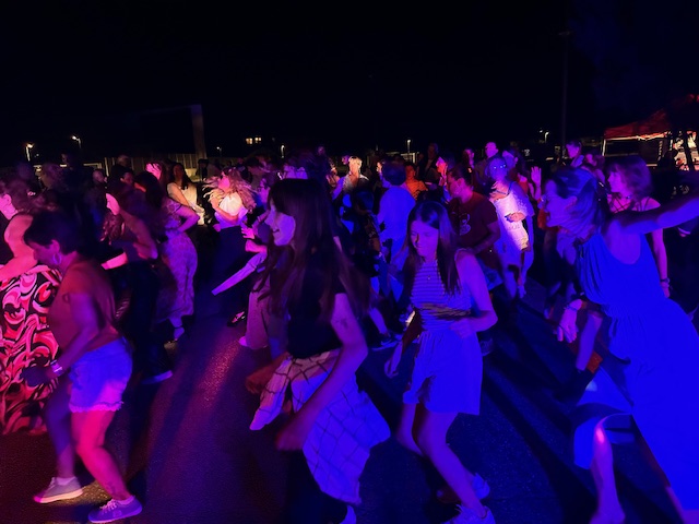 Animation karaoké avec DJ et participation du public lors d’un événement